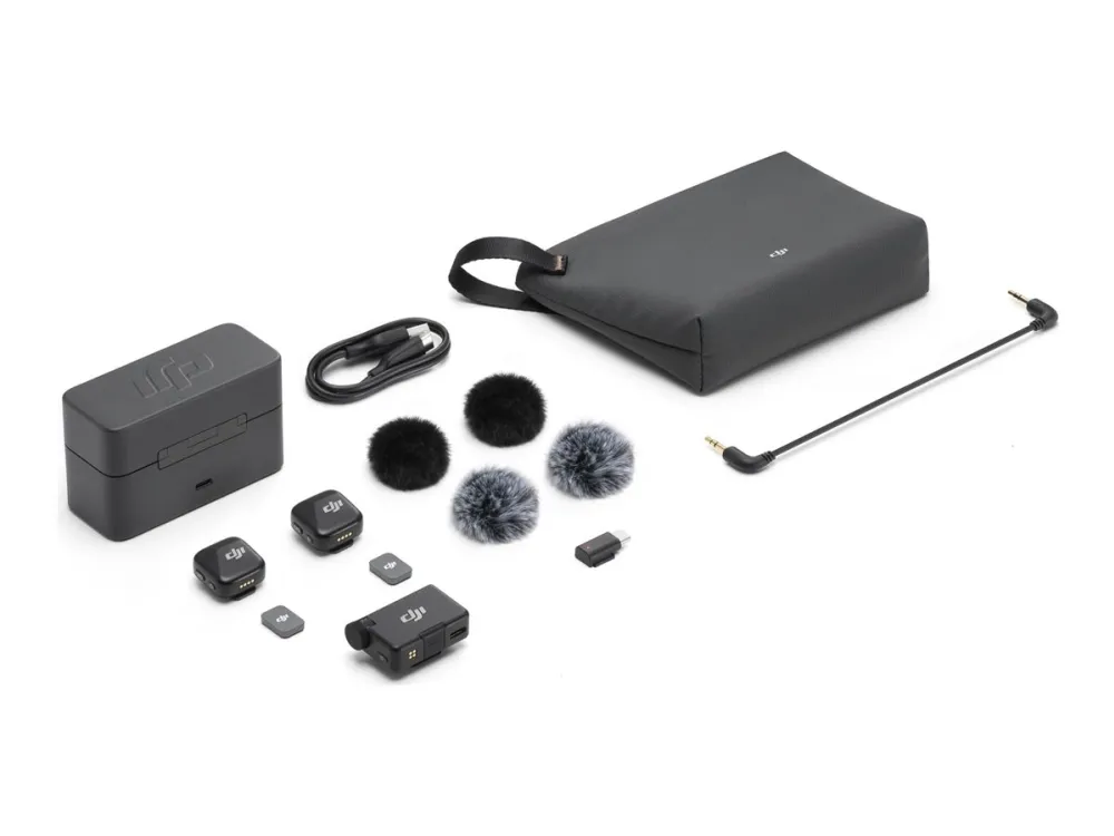 DJI Mic Mini - Mikrofonsystem - USB - sort