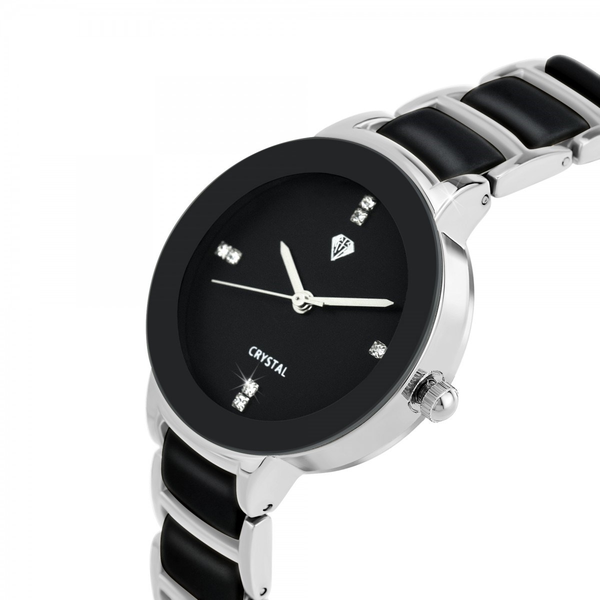 Montre Allegra élégante ornée de Cristaux scintillants SC Crystal