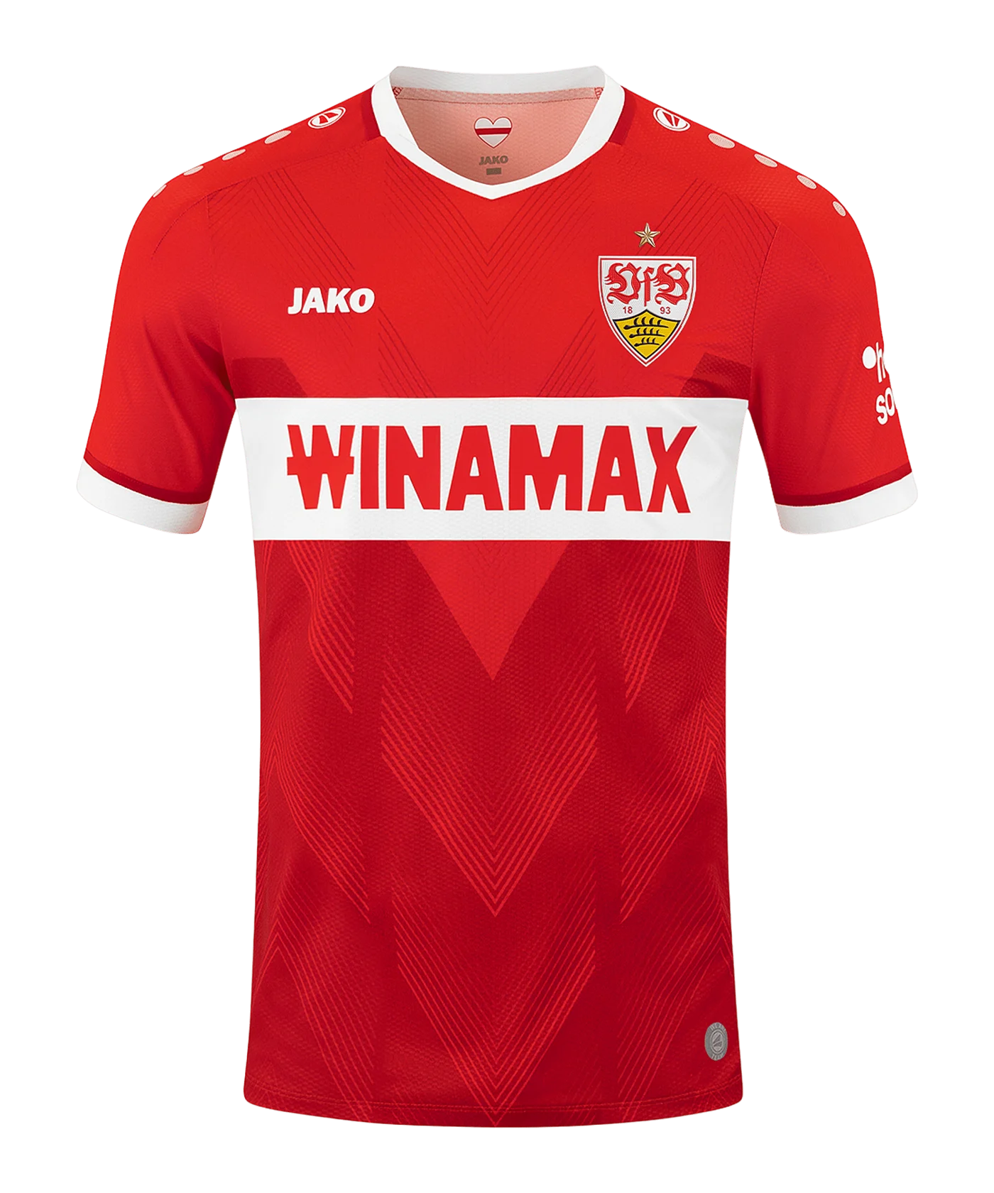 JAKO VfB Stuttgart Trikot Away 2024/2025 Rot F110