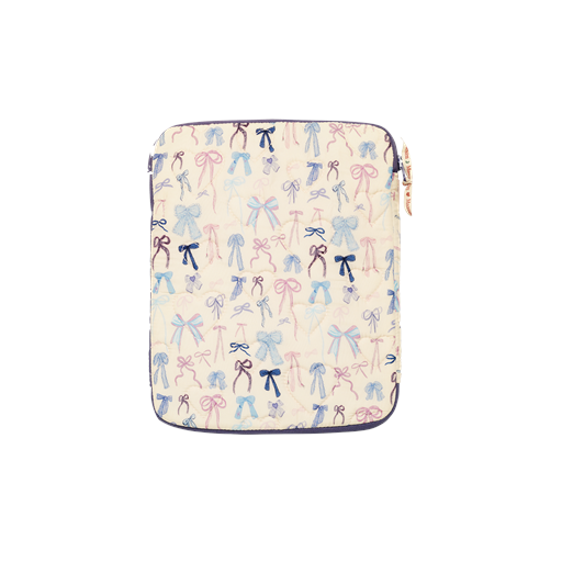 Maanesten Cute Bows Ipad Sleeve, Off White