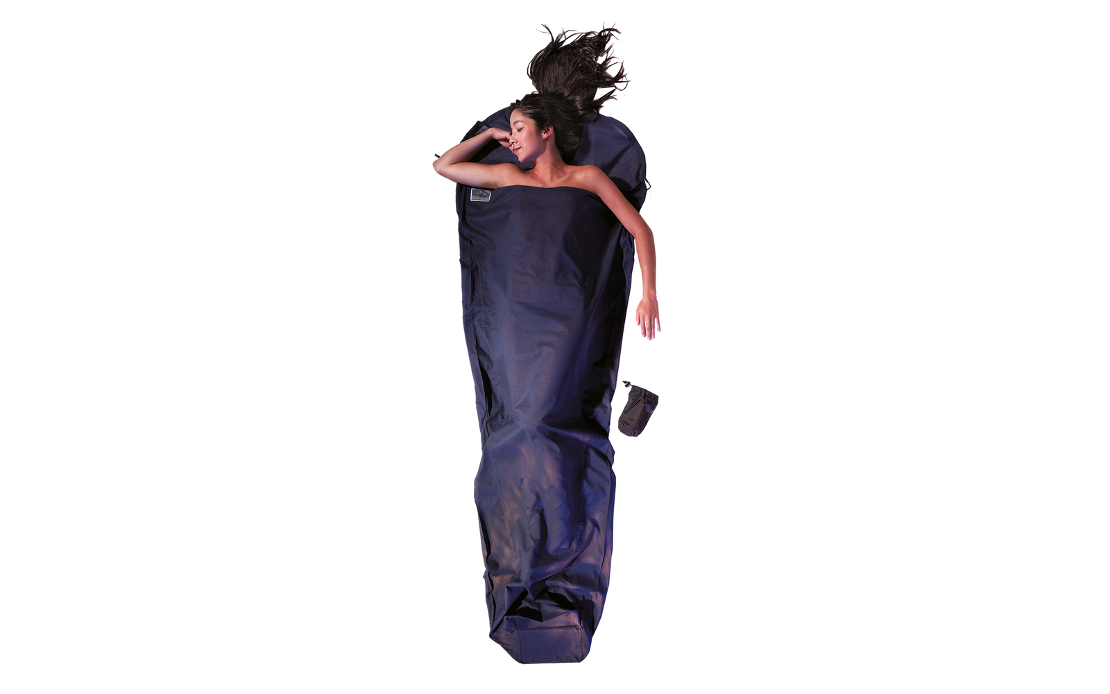 Cocoon Innenschlafsack Mumie Seide ultramarine blue