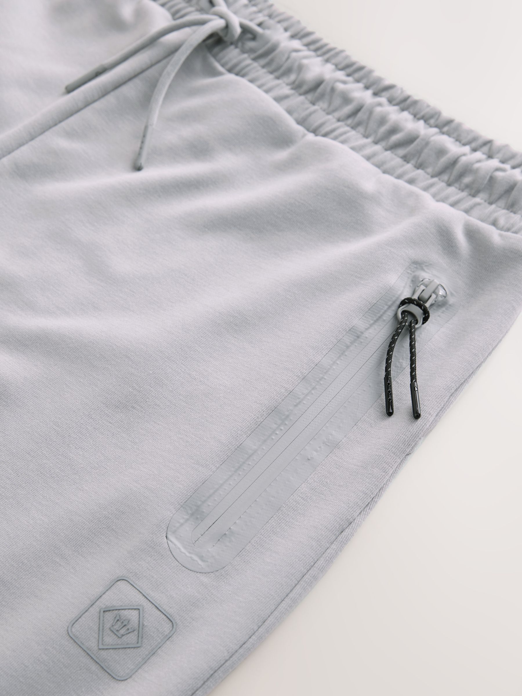 Ice grey - Sport- en vrijetijdsjoggingbroek met boorden