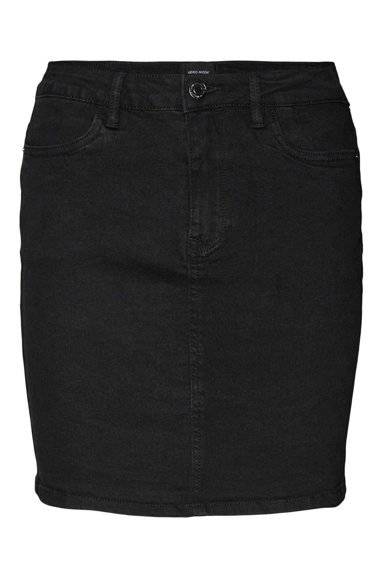 Saia jeans - Preta