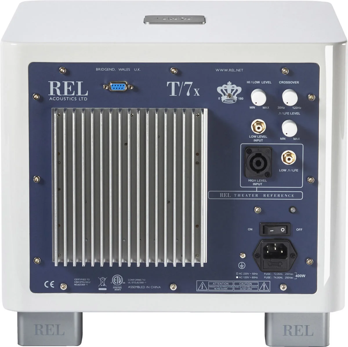 REL Acoustics T/7x Blanc Caissons de basses