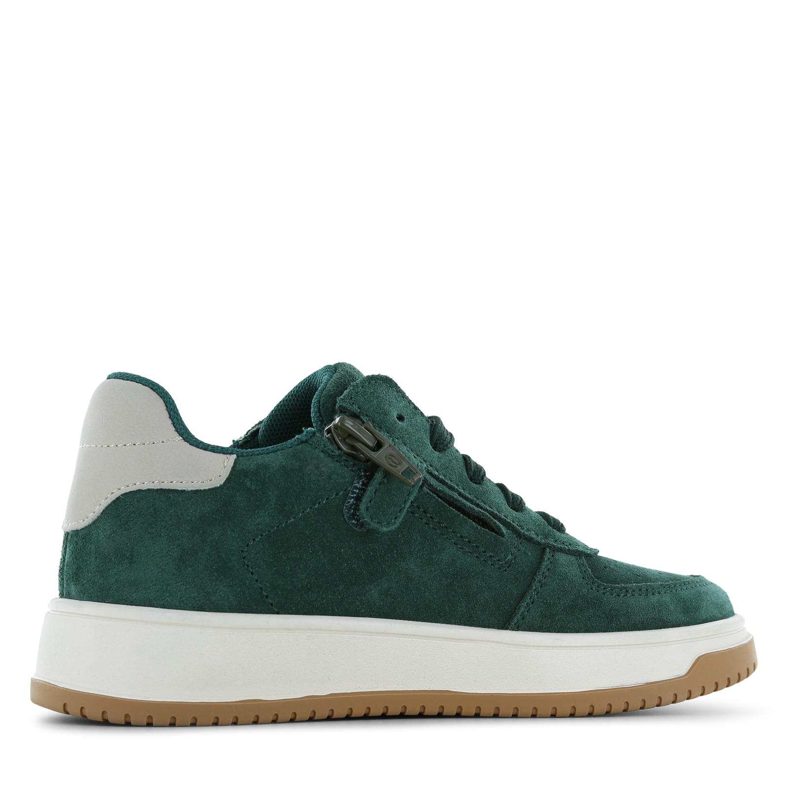 Shoesme groene sneaker met ritssluiting Microfiber leer, Suède | Sale
