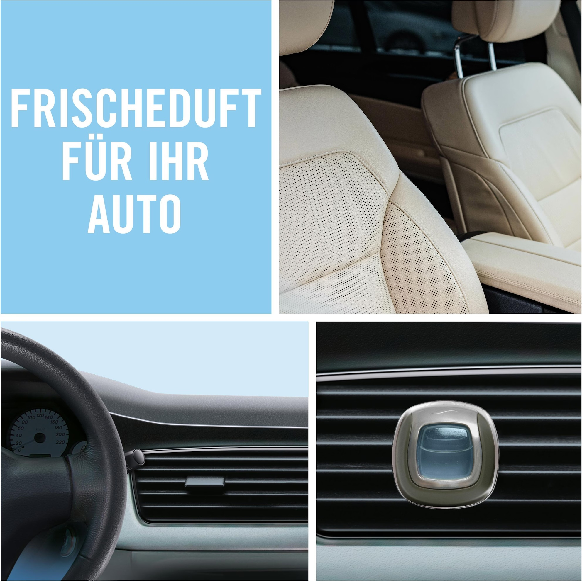 (2ml) Car Auto Duft Lufterfrischer - Teak & Blaue Minze