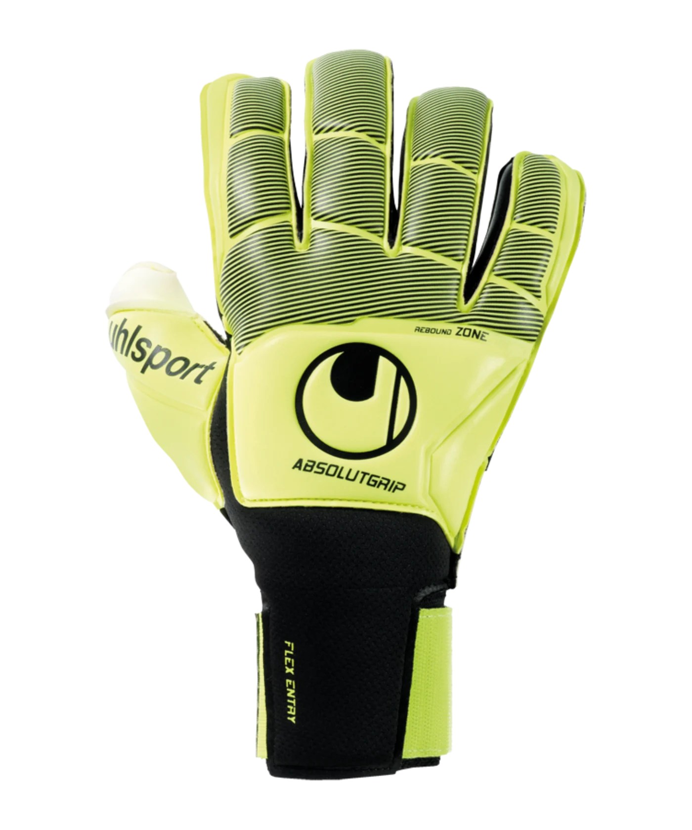 uhlsport Absolutgrip Flex Frame Carbon Torwarthandschuh Gelb F01