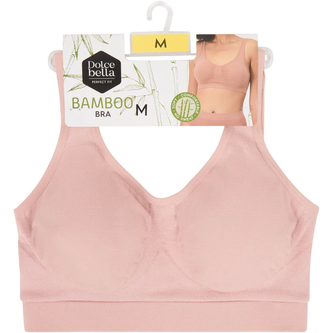 Dolce Bella naadloze bamboe beha Maten S - XL | diverse kleuren