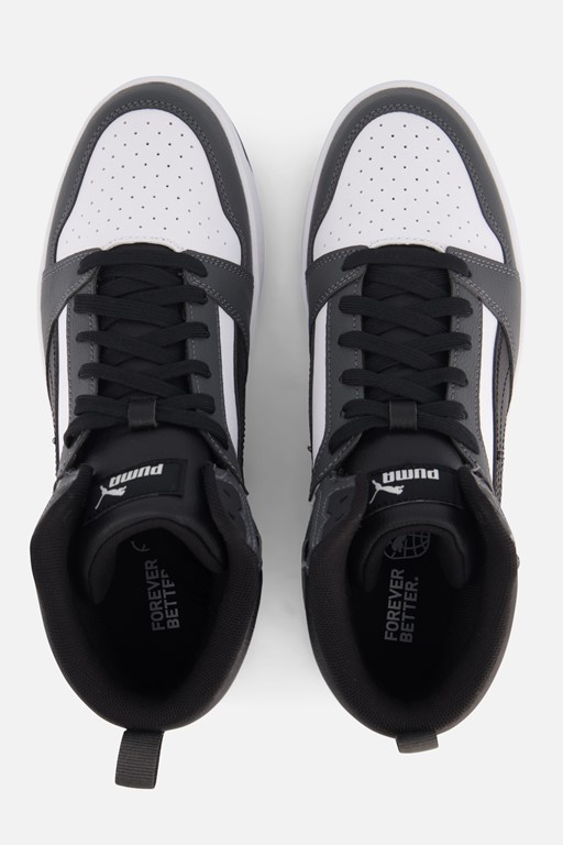 Puma Rebound v6 Sneakers grijs Imitatieleer