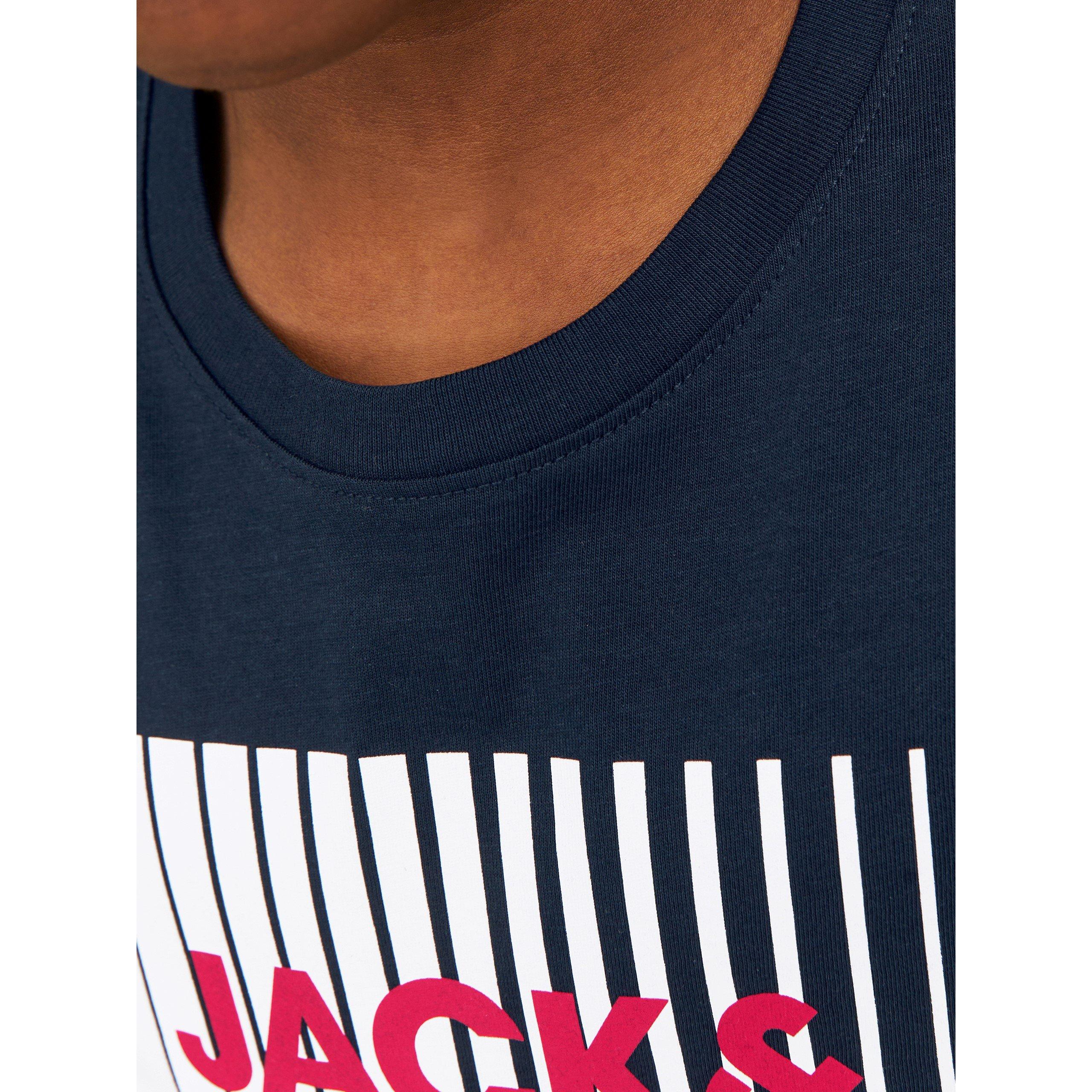 Jack and Jones J And J Logo Long Sleeve Tee Juniors