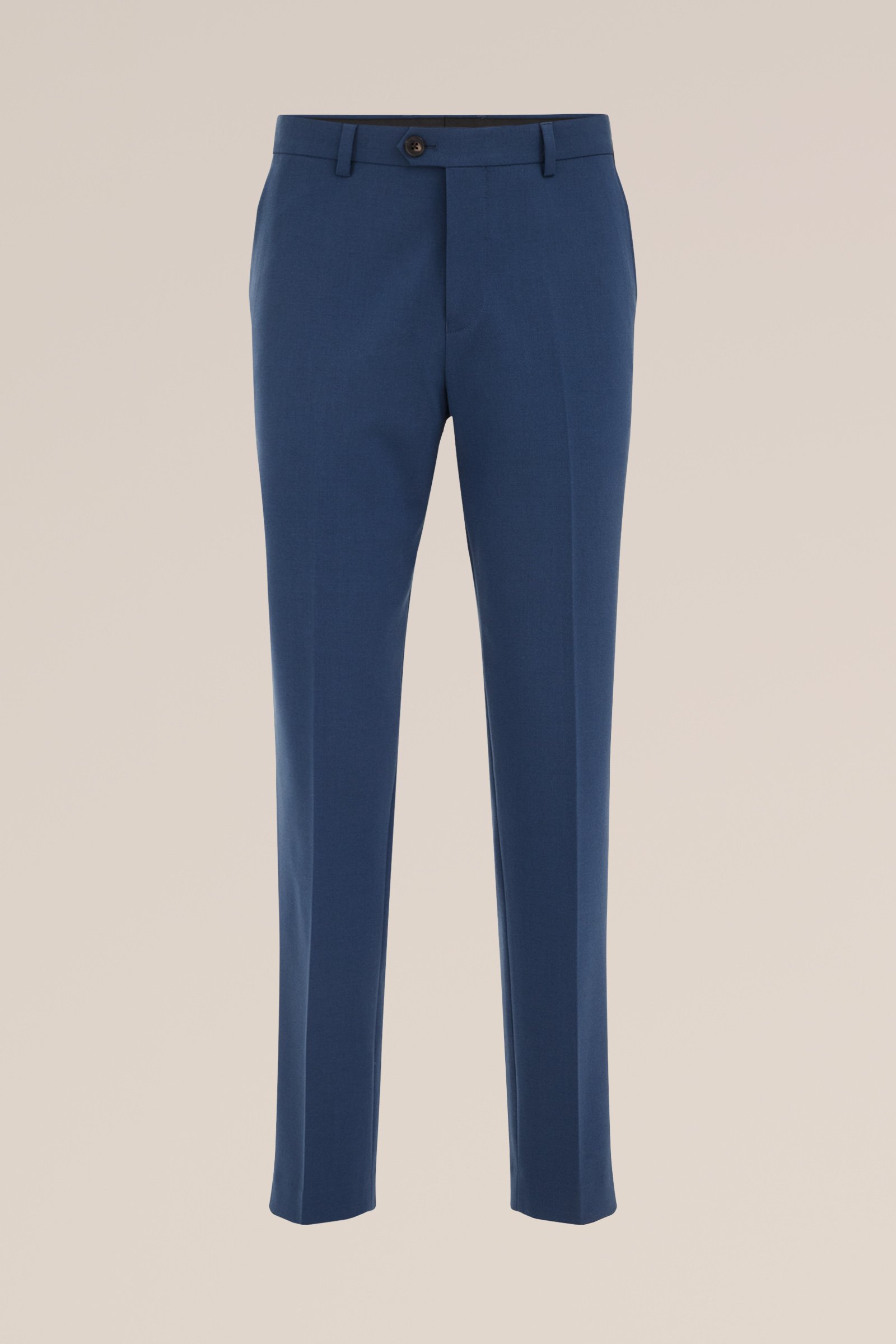 slim fit pantalon Fundamentals IJsblauw