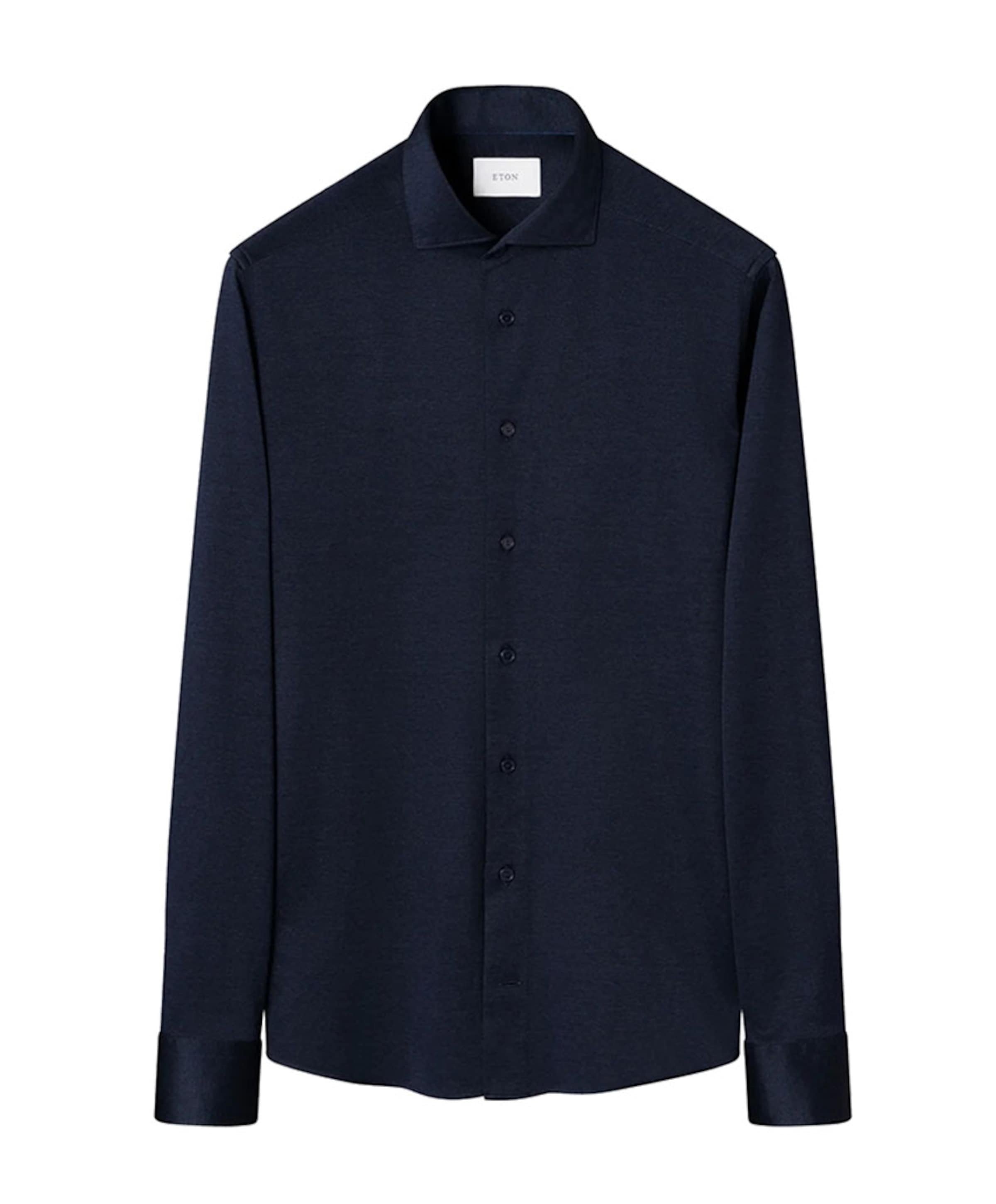 ETON Heren overhemd lange mouw blauw