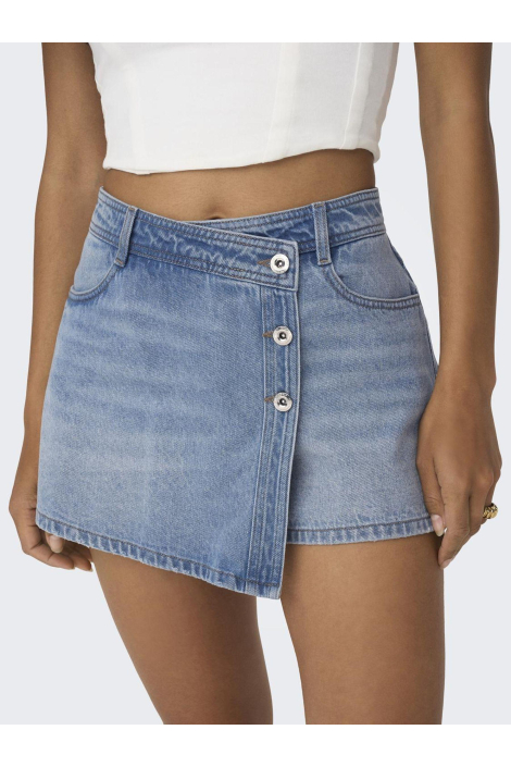 Only blauwe dames korte broek