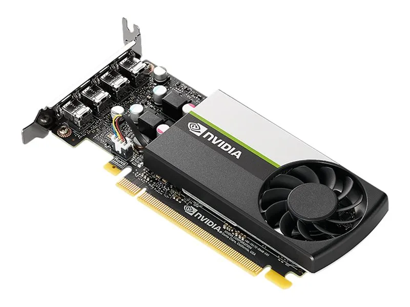 NVIDIA T1000 - grafikkort - 8 GB GDDR6 - PCIe 3.0 x16 lavprofil - 4 x Mini DisplayPort