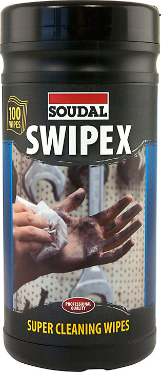 100 Lingettes nettoyantes Swipex Soudal