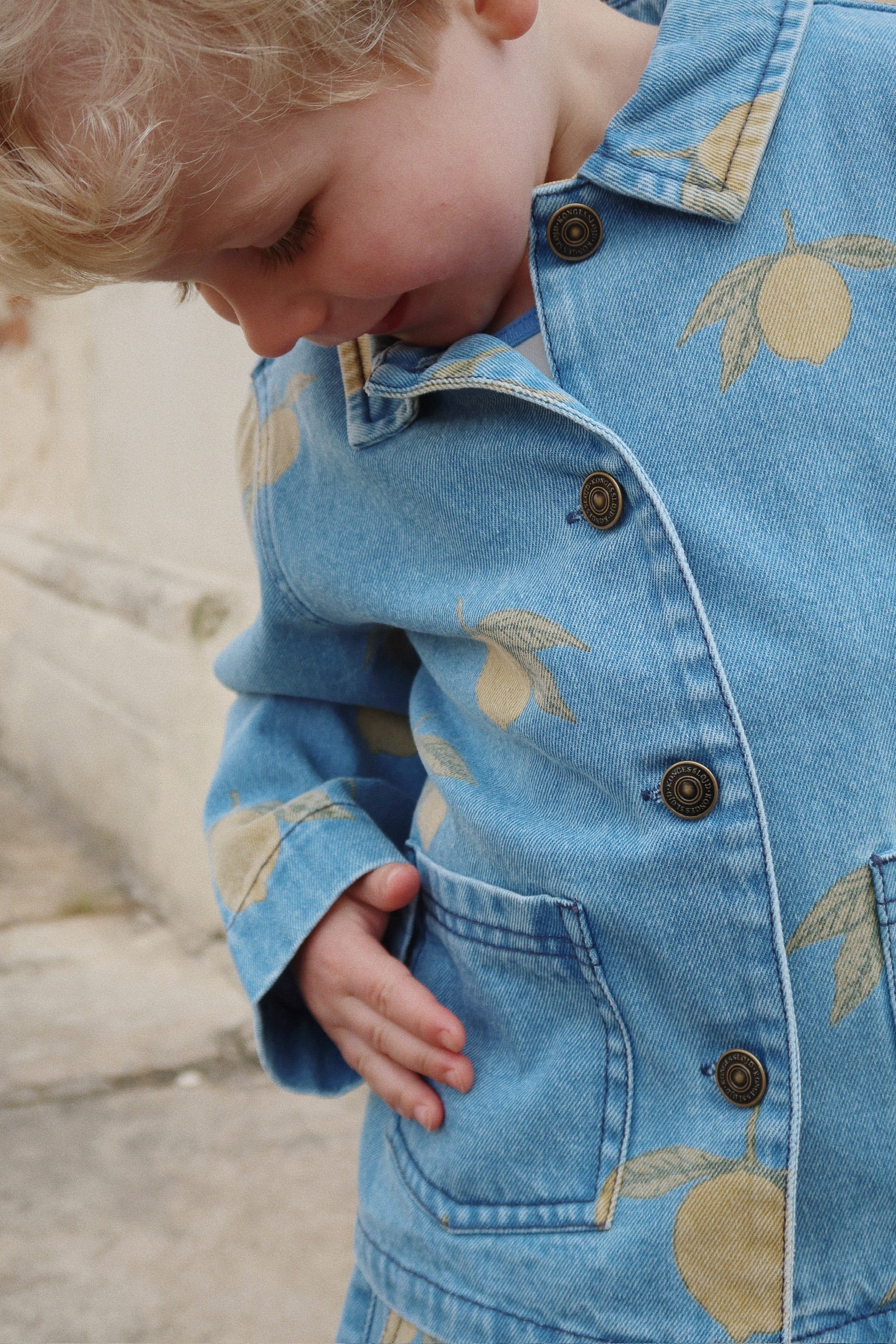 Magot jakke - lemon denim - 12M