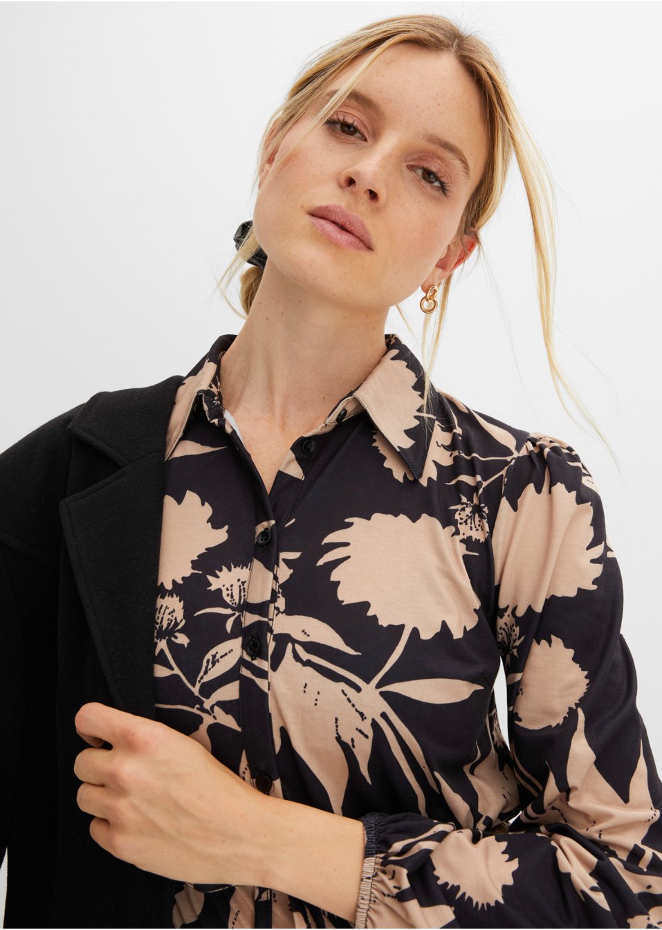 Robe midi imprimée