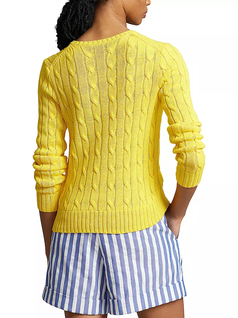 POLO RALPH LAUREN Pullover Slim Fit KIMBERLY gelb