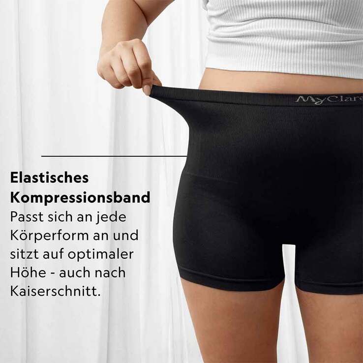The Mama Panty XXL schwarz, 1 St