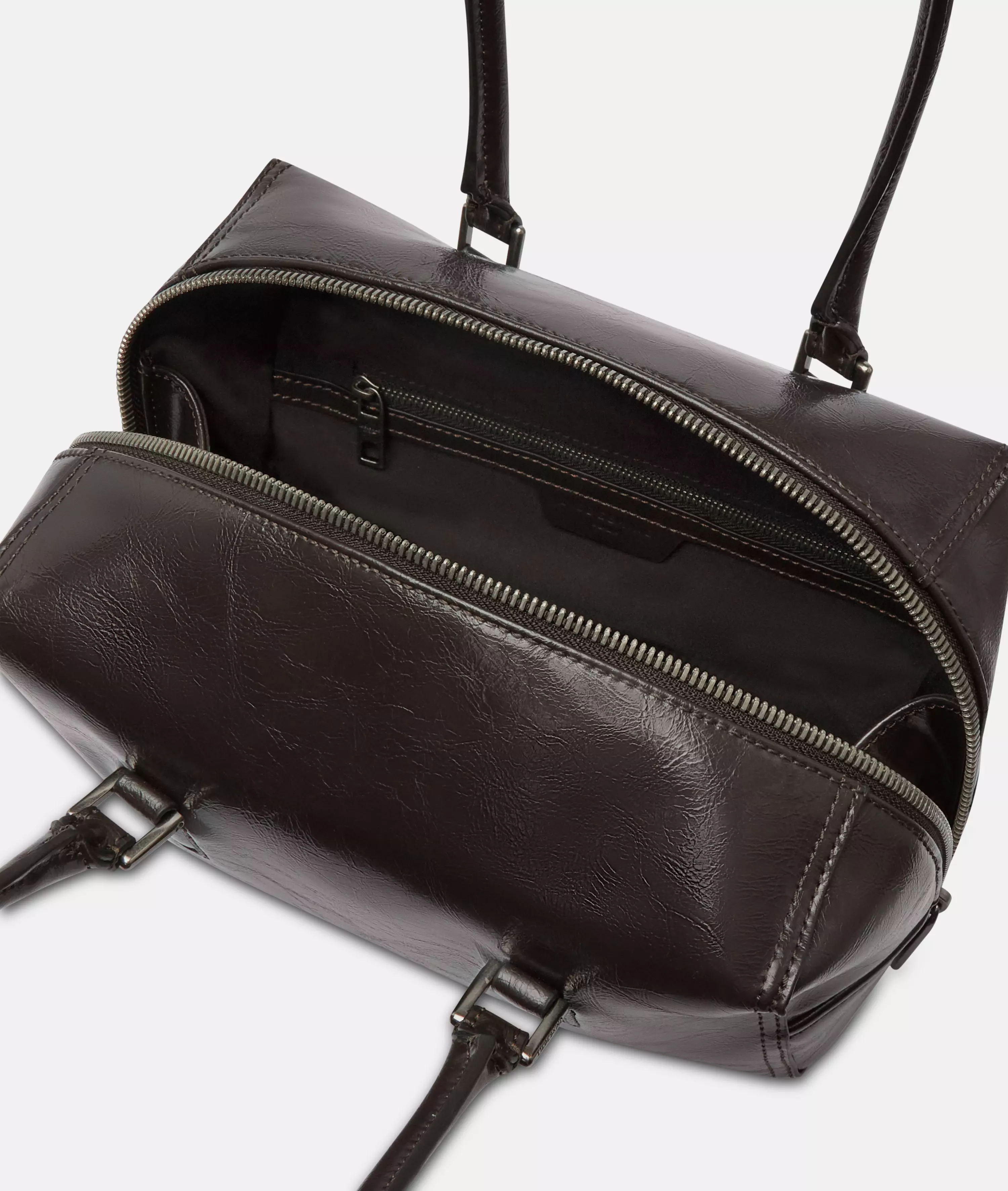 Archive Kayla Satchel S Handy shoulder bag in patent leather look with glossy finish