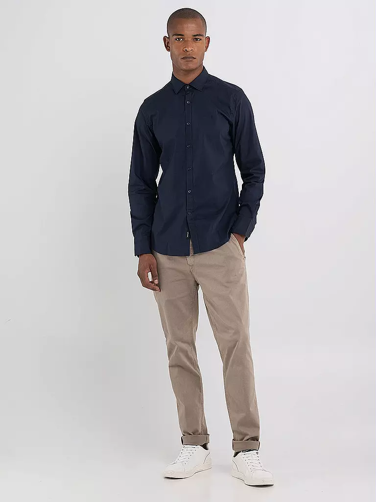 REPLAY Hemd Slim Fit blau