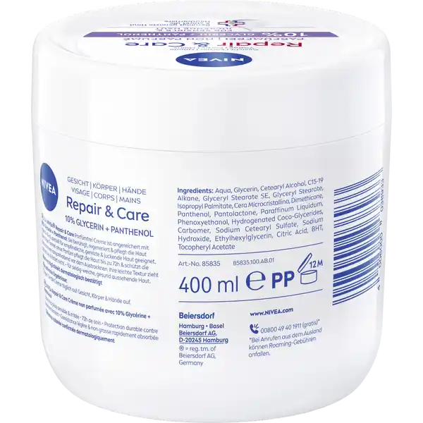 Repair & Care Creme Parfümfrei