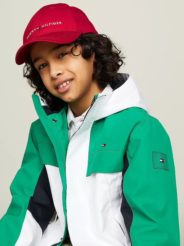 TOMMY HILFIGER Jungen Kappe rot