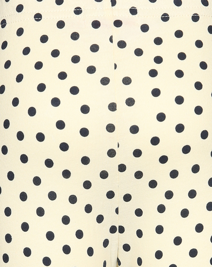 Schlupfhose SLOUCH DOTS in ecru