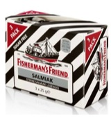 Fisherman’s Friend Salmiak suikervrij 3-pack (3 x 25 gr)