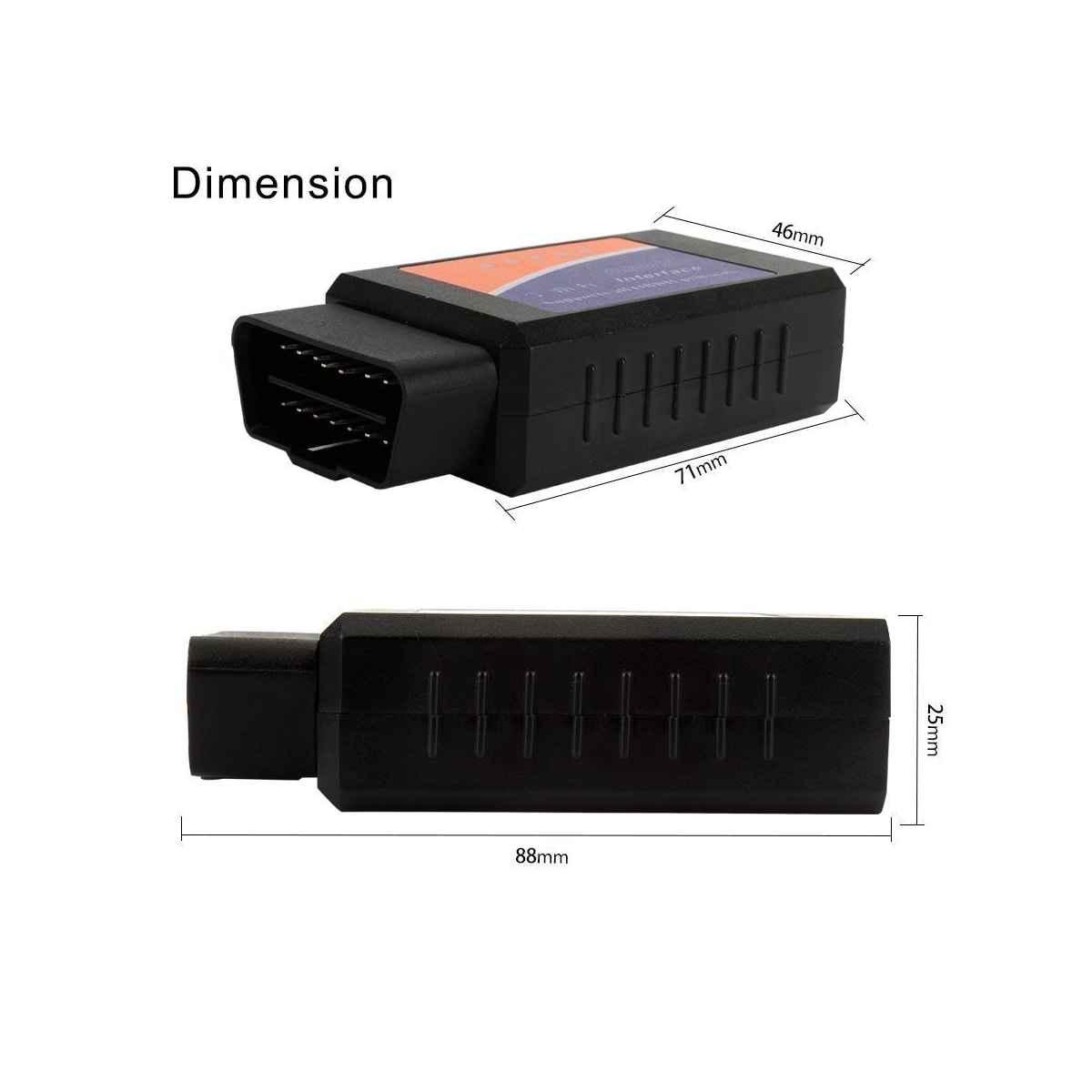 OBD II feilkodeleser iOS / Apple / Android - WiFi