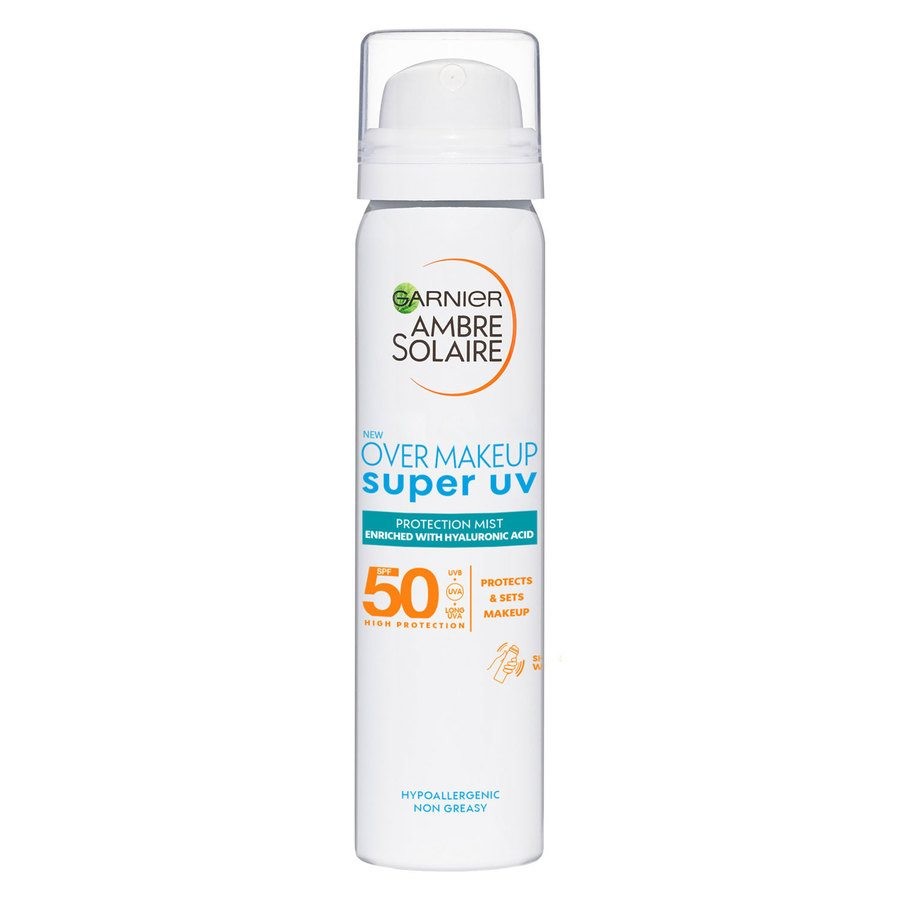 Garnier - Ambre Solaire - Sensitive Adv. Sun Protection Mist Face 75ml - SPF 50 - Solcreme