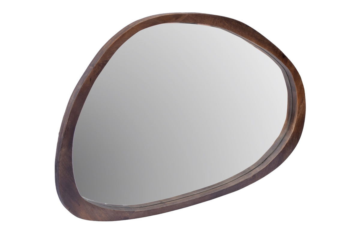 Livingfurn Jaira wandspiegel 120cm donkerbruin