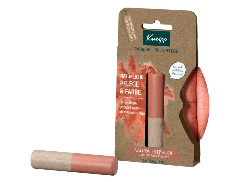 Kneipp Lippenpflege Natural Dark Nude 3.5 g Natürliche Lippenbalsam für ein angenehmes Gefühl