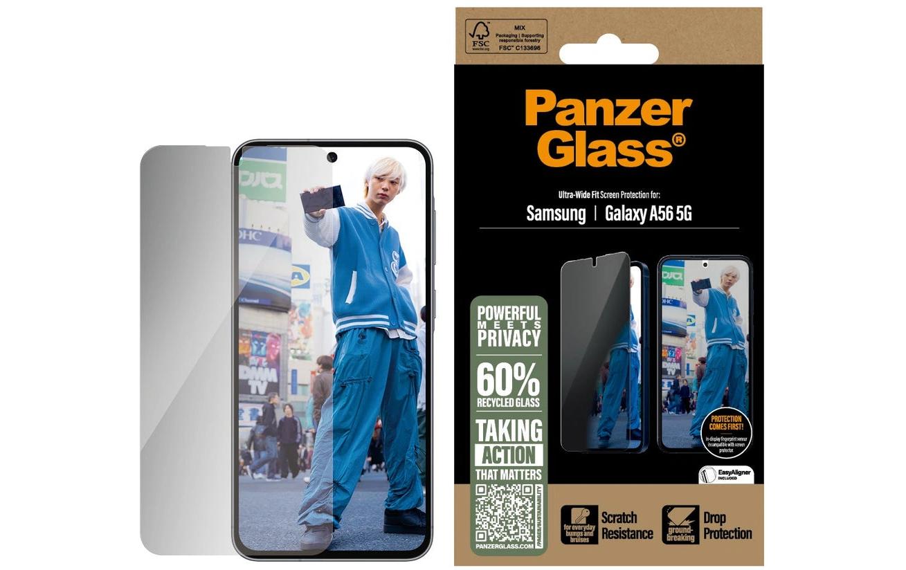 Displayschutz Privacy Ultra-Wide Fit Galaxy A56Display-Schutzfolie für das Samsung Galaxy A56 5G