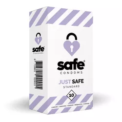Safe Condoom met siliconen glijmidd (10 stuks)