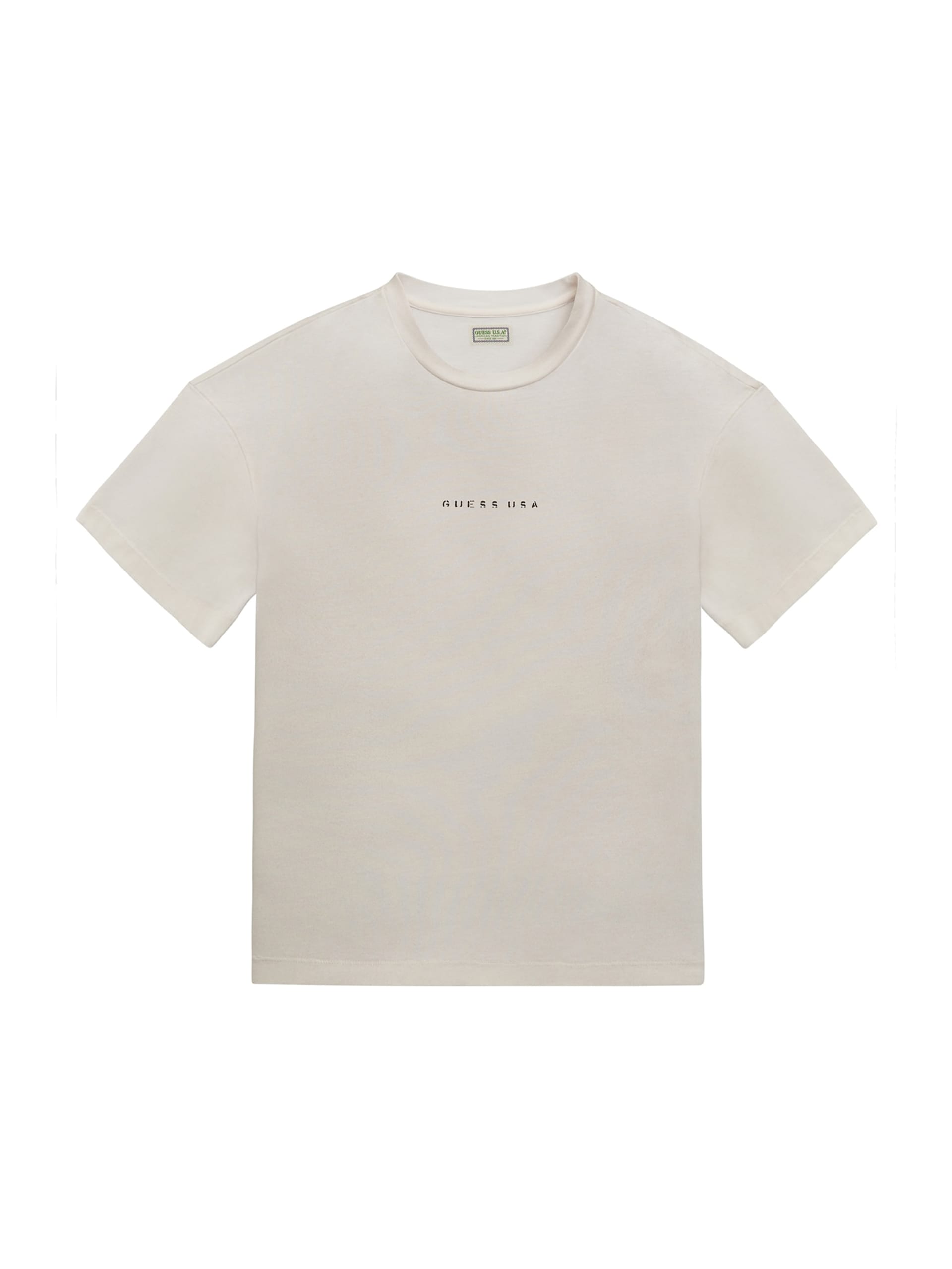 camiseta com logo desgastado