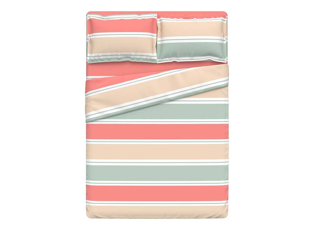 JOGO DE CAMA MEL ACTUEL ESTAMPADO 100% ALGODÃO 260X280CM