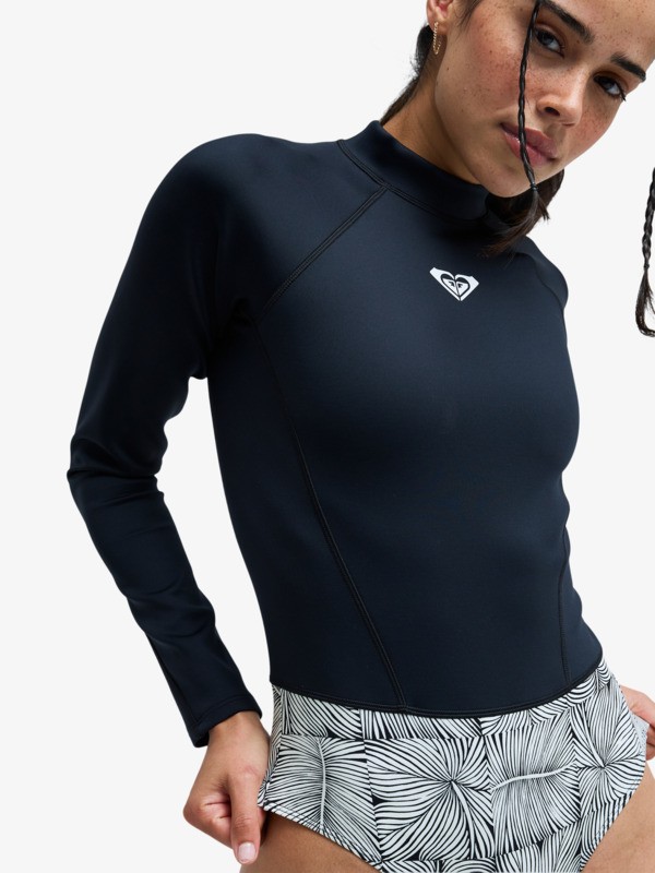 Pro Surf Maillot une pièce manches longues Noir Femme