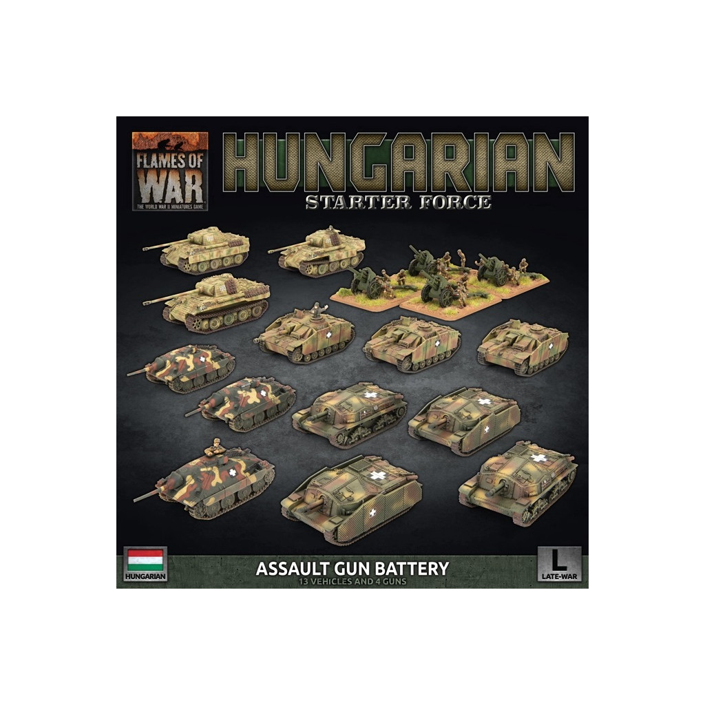 Flames of War - Hungarian Starter Force : Zrinyi Assault Gun Battery