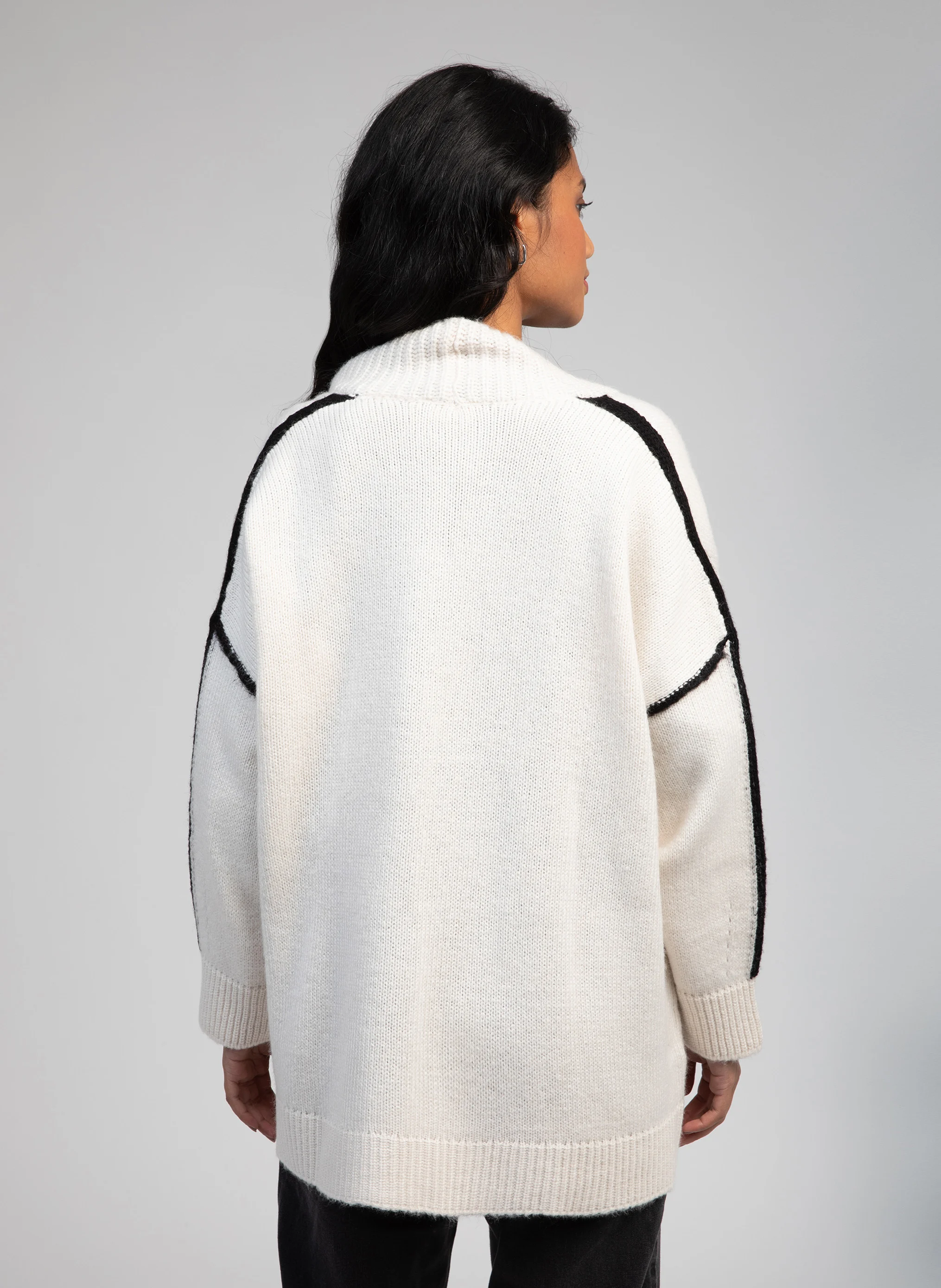 LOURANOS - Cardigan| Blanc