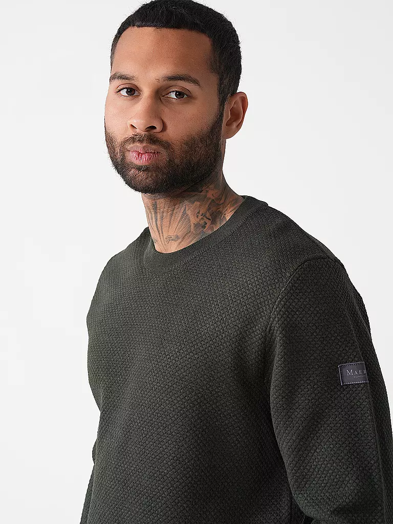 MAERZ Pullover dunkelgrün