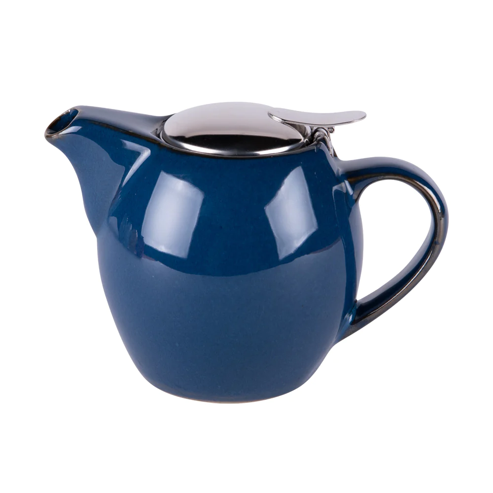 Théière avec filtre Bollo 0.5L bleu Table passion