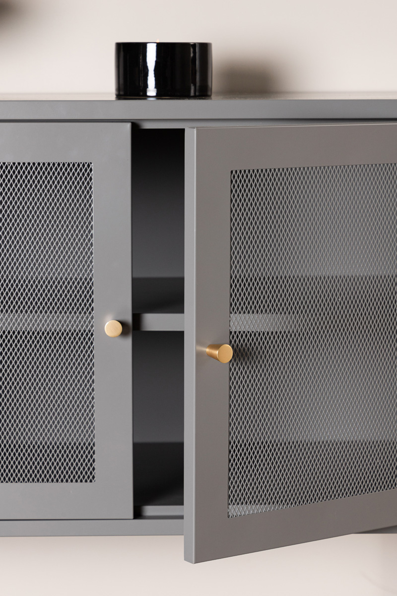 Metalen dressoir Sita Lichtgrijs