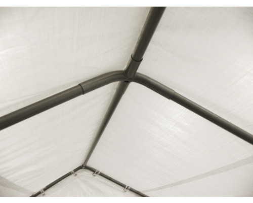 ShelterLogic foliekas inclusief stormankers, plank 180 x 240 cm wit
