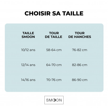 Smoon Pack Découverte - 2 culottes flux moyen + abondant noir adolescente