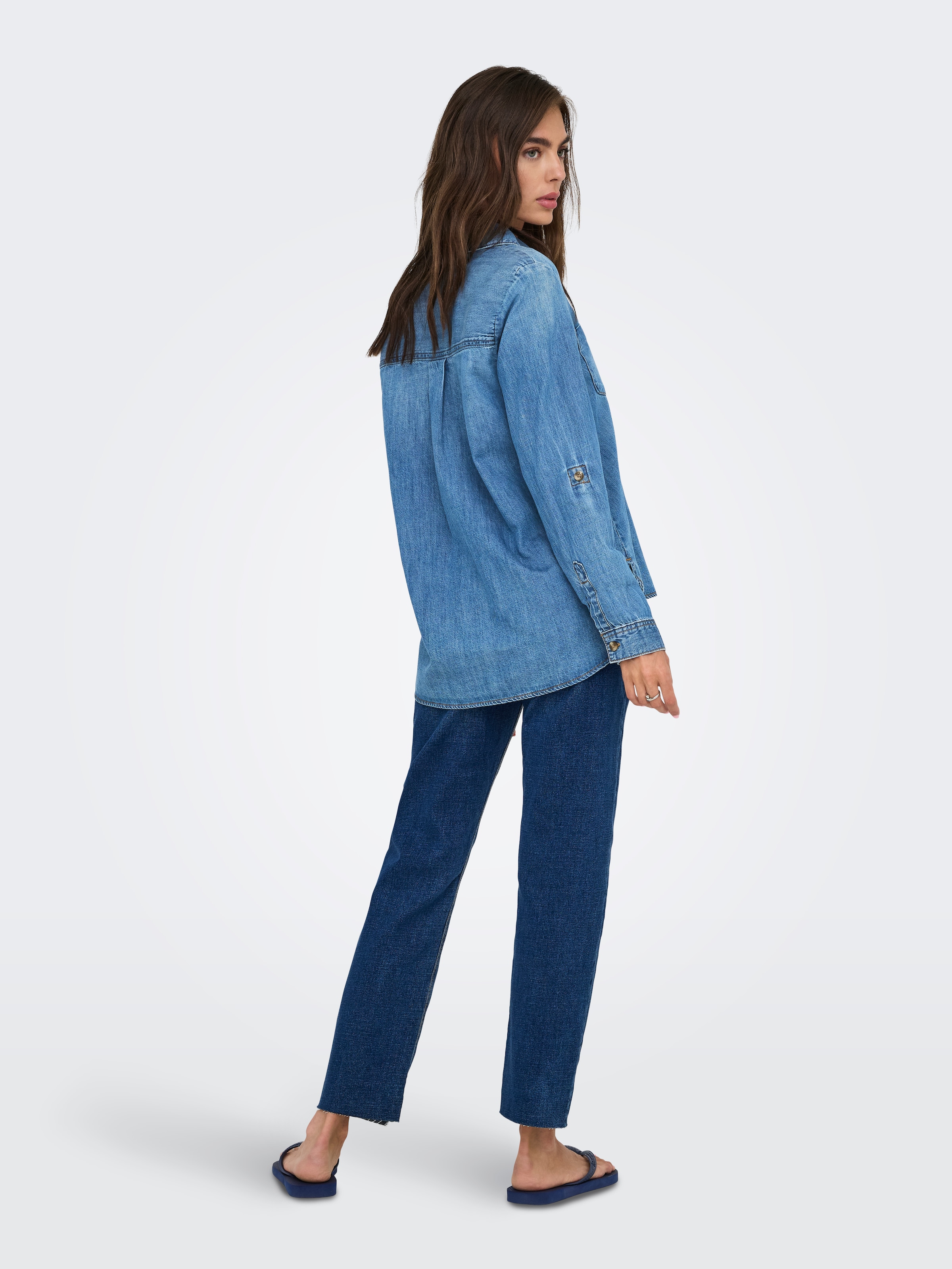ONLY Jeansbluse »ONLYASMIN SHIRT L/S DNM AKM NOOS«