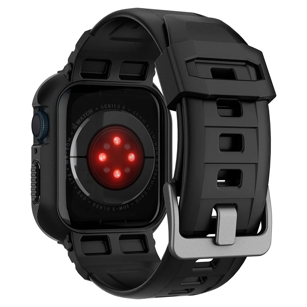 Apple Watch (45mm/44mm) Rugged Armor Pro Case Bumper (062CS25324) - Schwarz