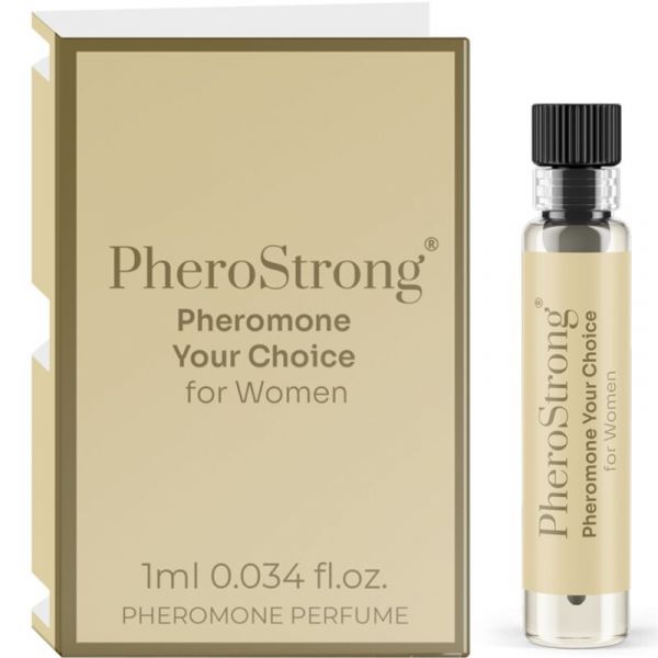 Pherostrong Perfume de Feromonas Sua Escolha para Mulheres 1 ml