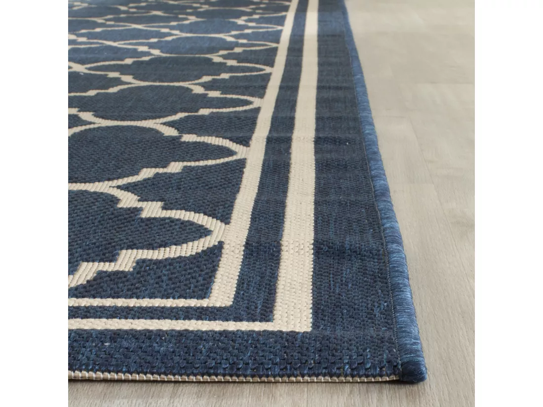 Tapis Navy & Beige 201 X 290 cm - Bleeker