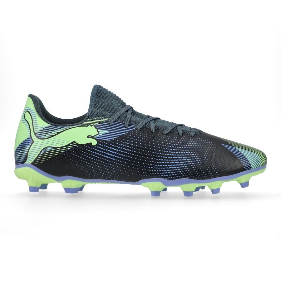 PUMA Future 7 Play FG/AG Lights Out - Gray Skies/Violet/Fizzy Apple/Blanc